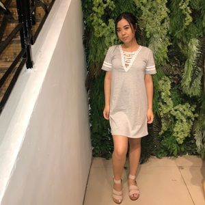 Grey T-Shirt Dress